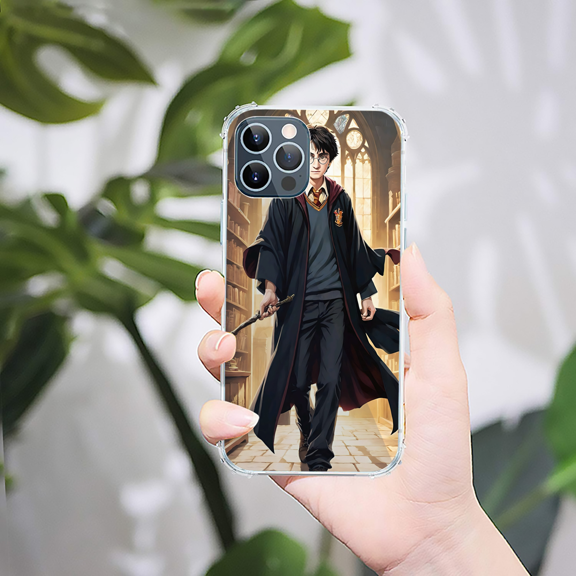 （画像用） Harry Potter ハリー・ポッターシリーズ 【iPhone 12シリーズ対応】透明スマホケース（クリアソフトケース）